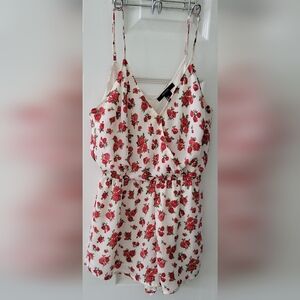 Floral Spaghetti Strap romper